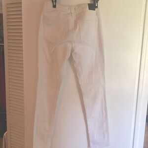 Rampage Junior White Denim Distressed/ripped Jeans Size 7 Minimal Wear